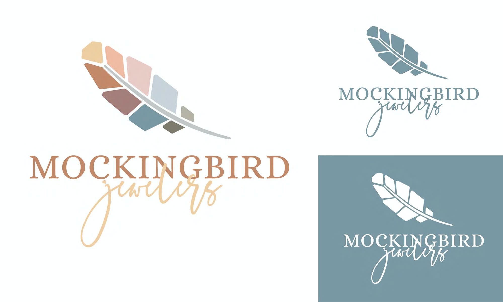 Melody Manning Mockingbird Jewelers logo design