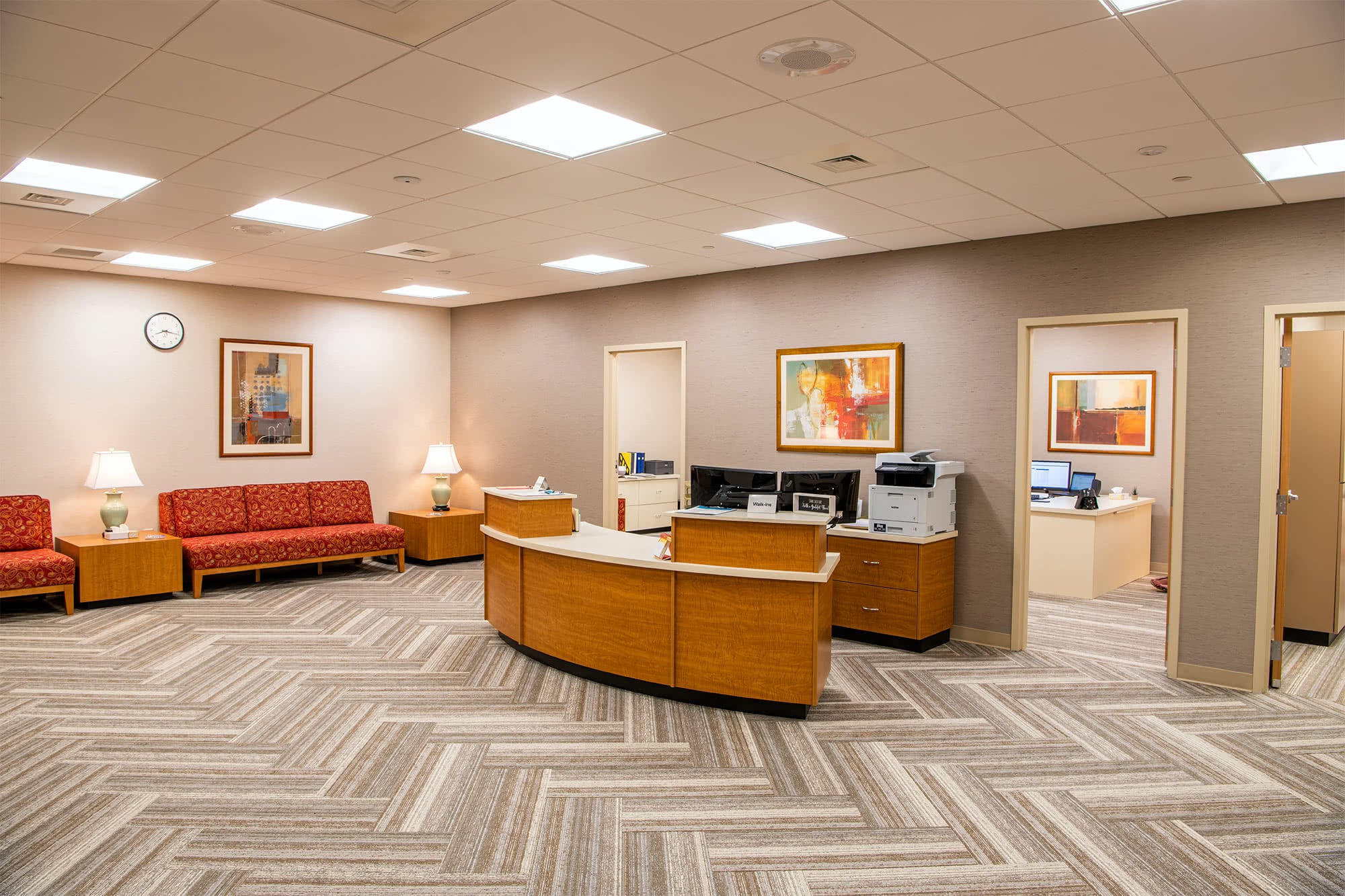 Academic Center office after renovations.