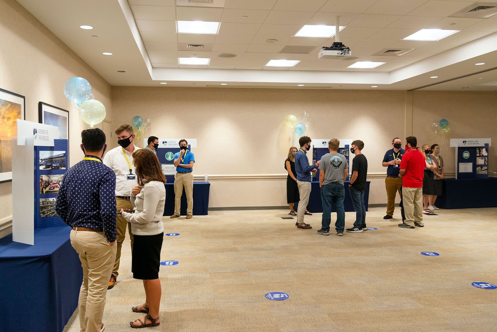 The Christian Service Expo took place over several nights and in the Commons Florida Room