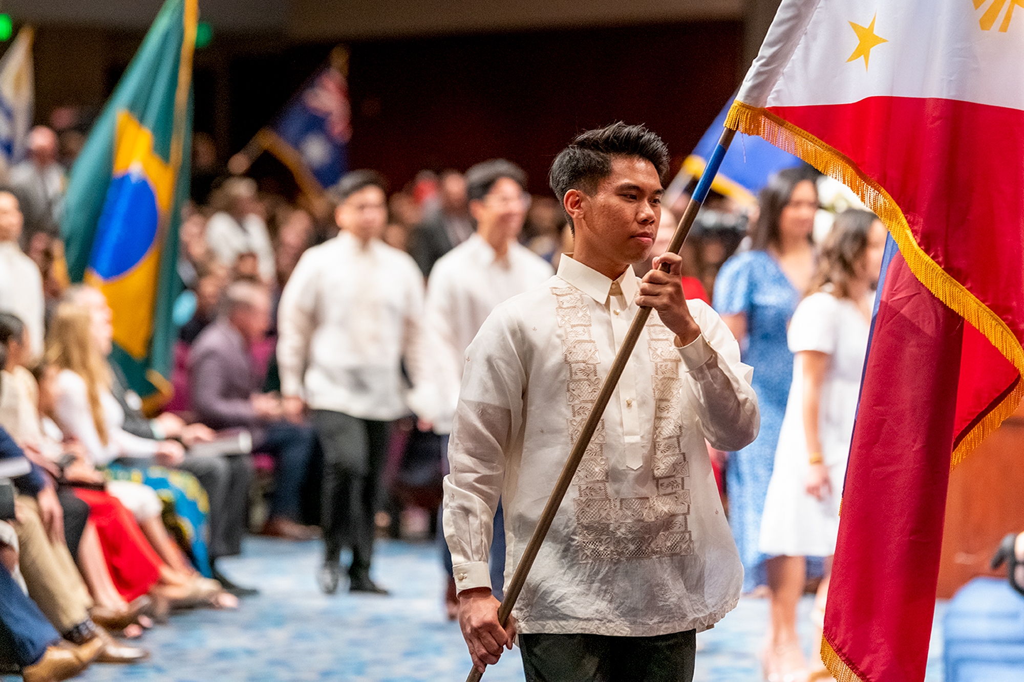 PCC students participating in the Parade of Nations