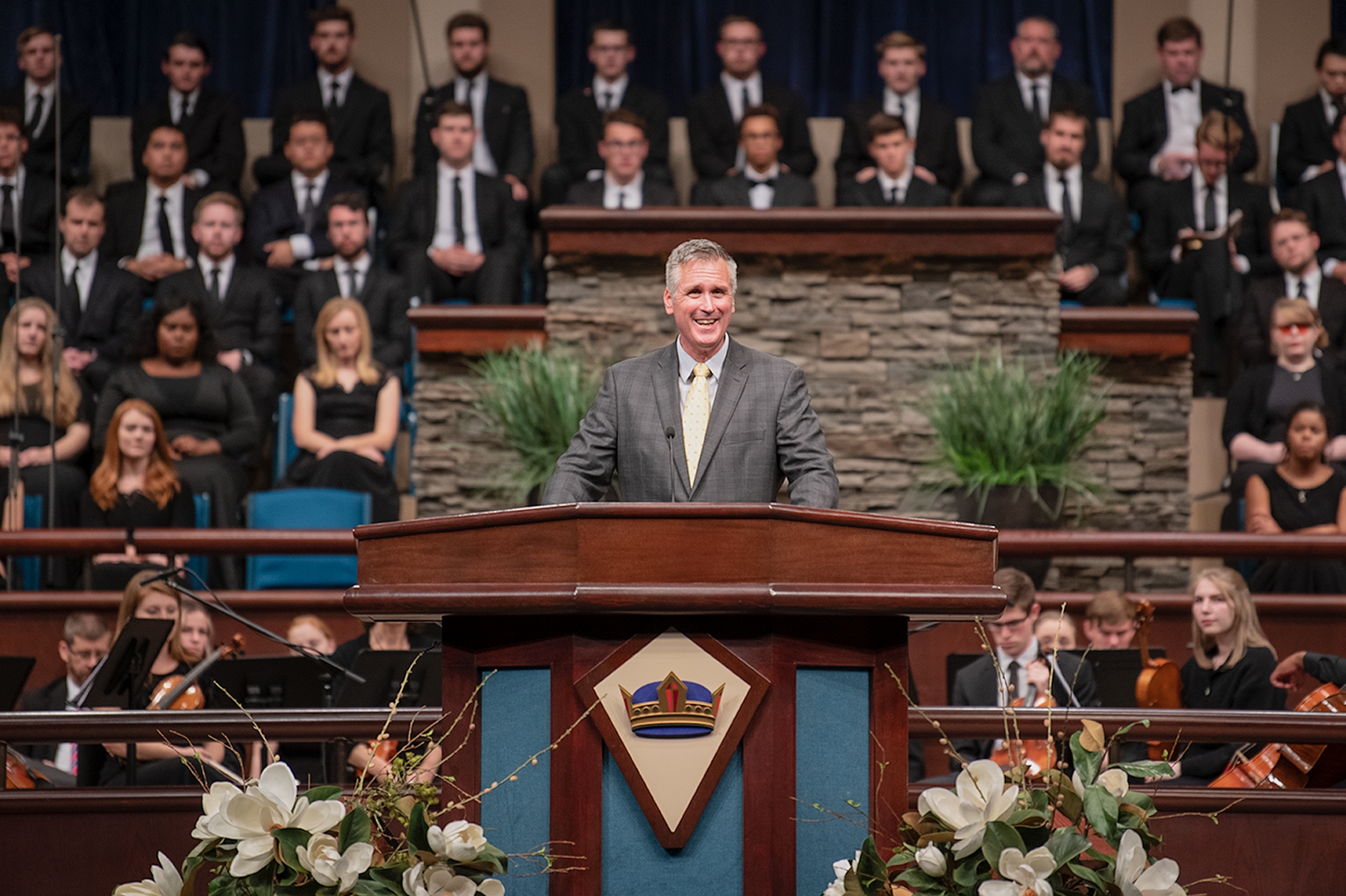 Special Speaker speaks during the Missions Conference