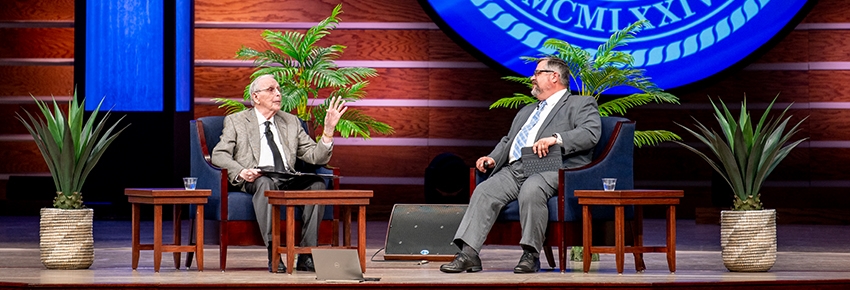 Dr. Horton Interviewed in Chapel