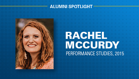 Alumni Rachel McCurdy