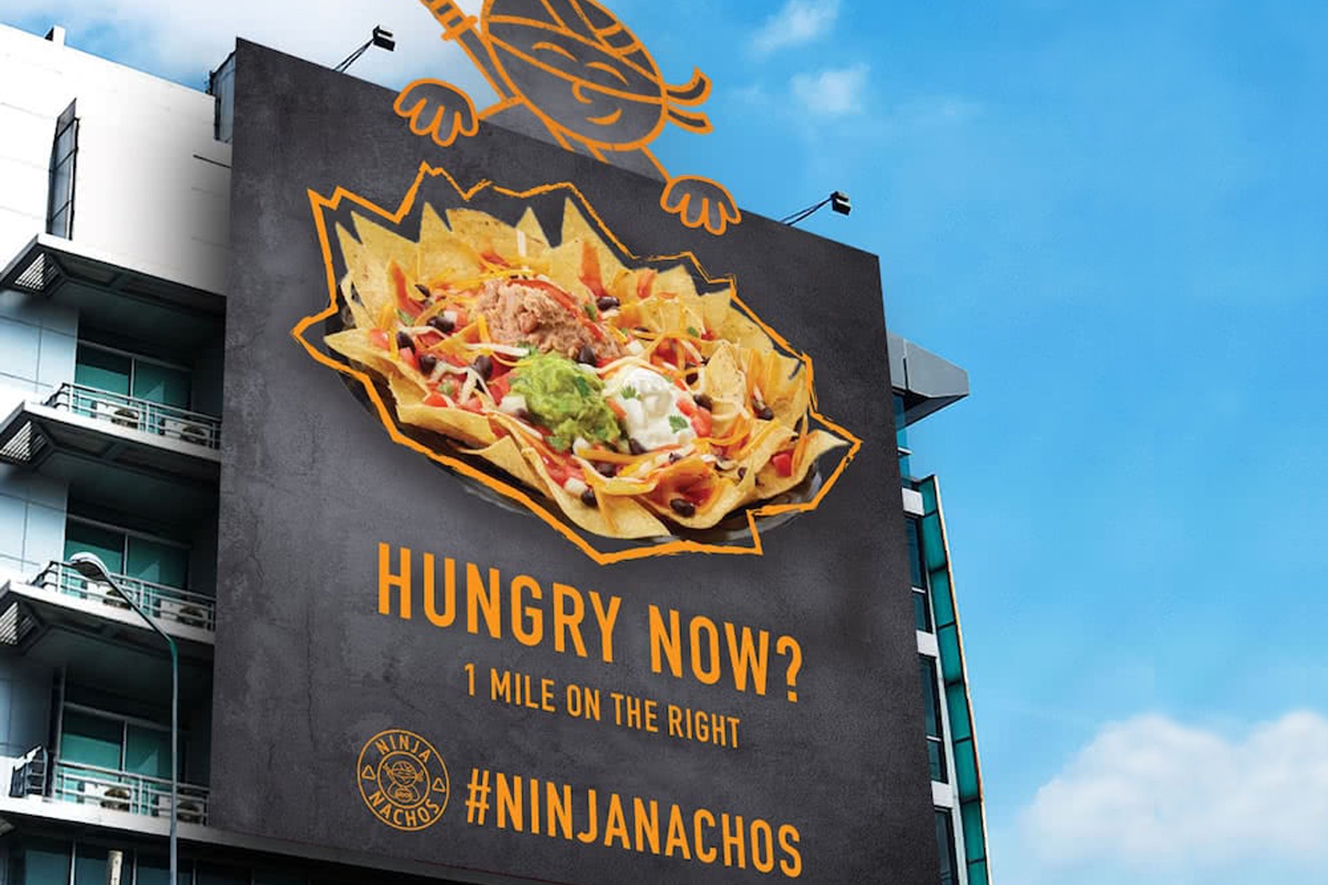 Ninha Nachos advertising campaign.