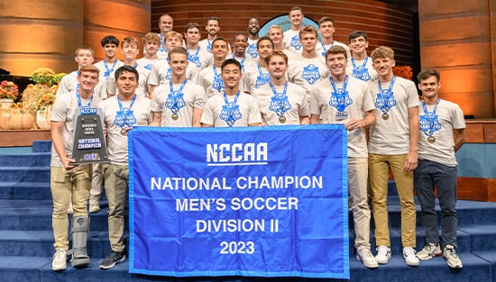 Eagles National Champion Men's Soccer Division II 2023